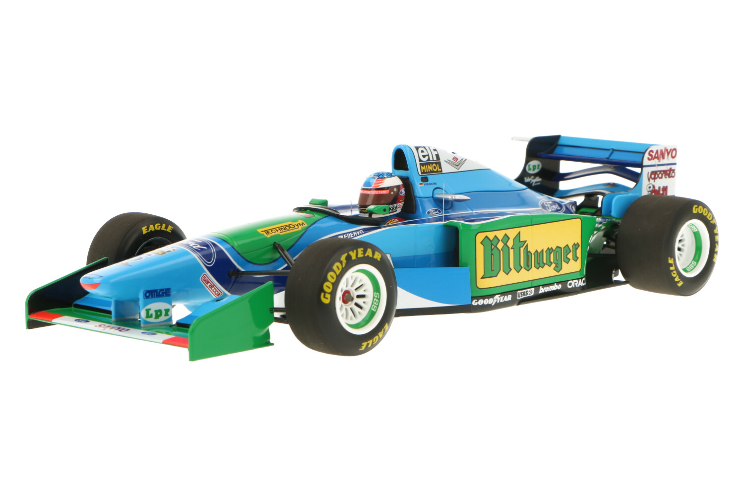 Benetton B194 - Modelauto schaal 1:18