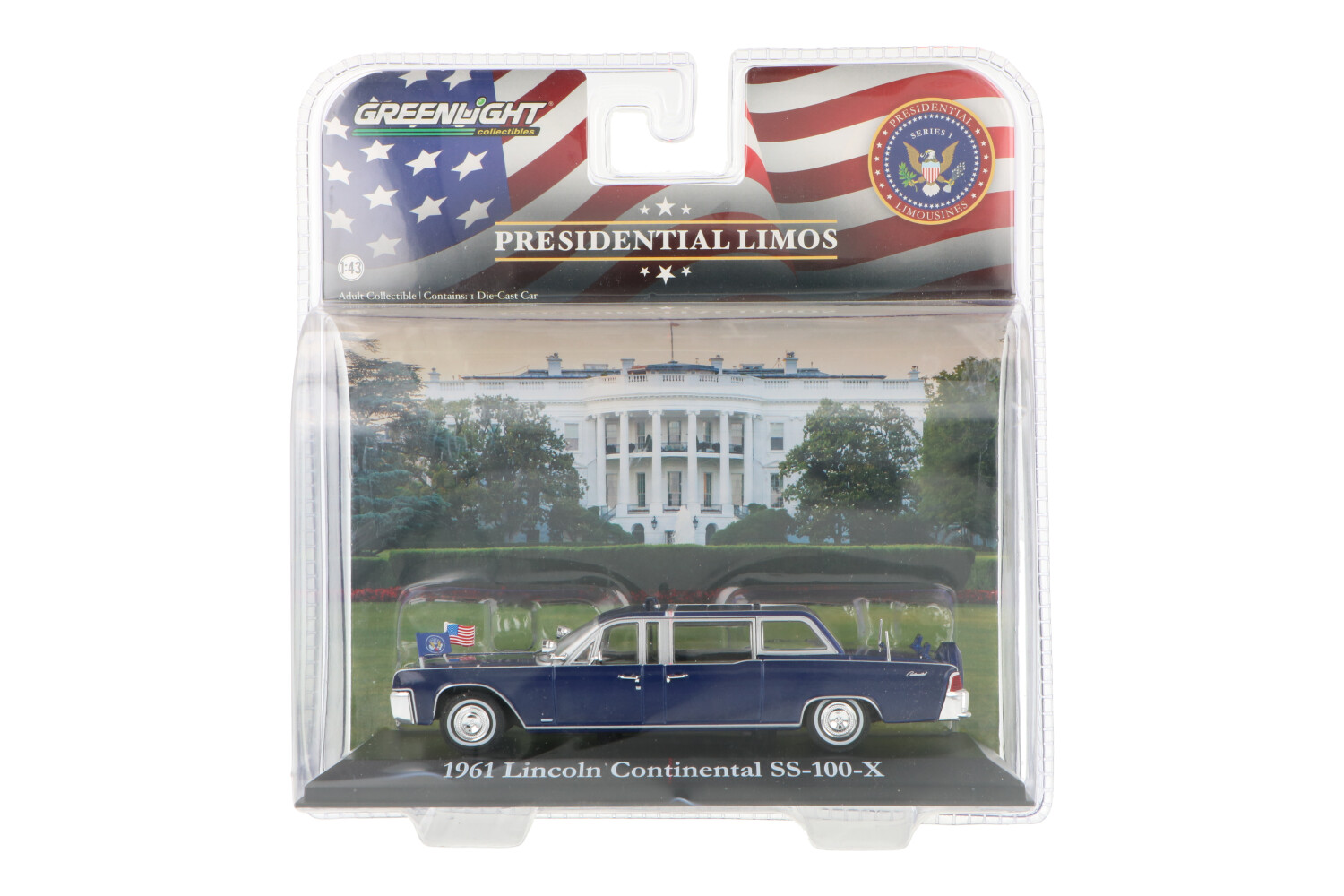 Lincoln Continental SS-100-X Presidential Limousine John Kennedy - Modelauto schaal 1:43